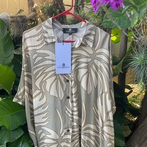 Lexbreezy NWT Women’s Aloha Shirt  Size L